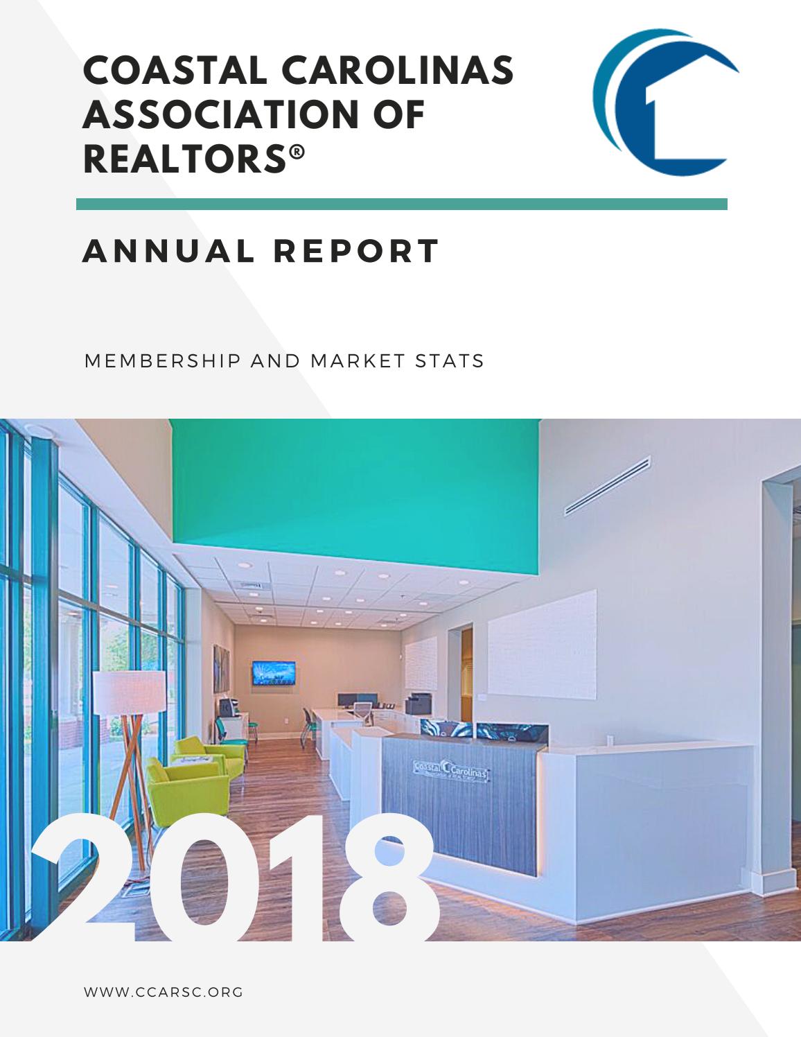 CCAR 2018 ANNUAL REPORT by Coastal Carolinas Association of REALTORS Issuu