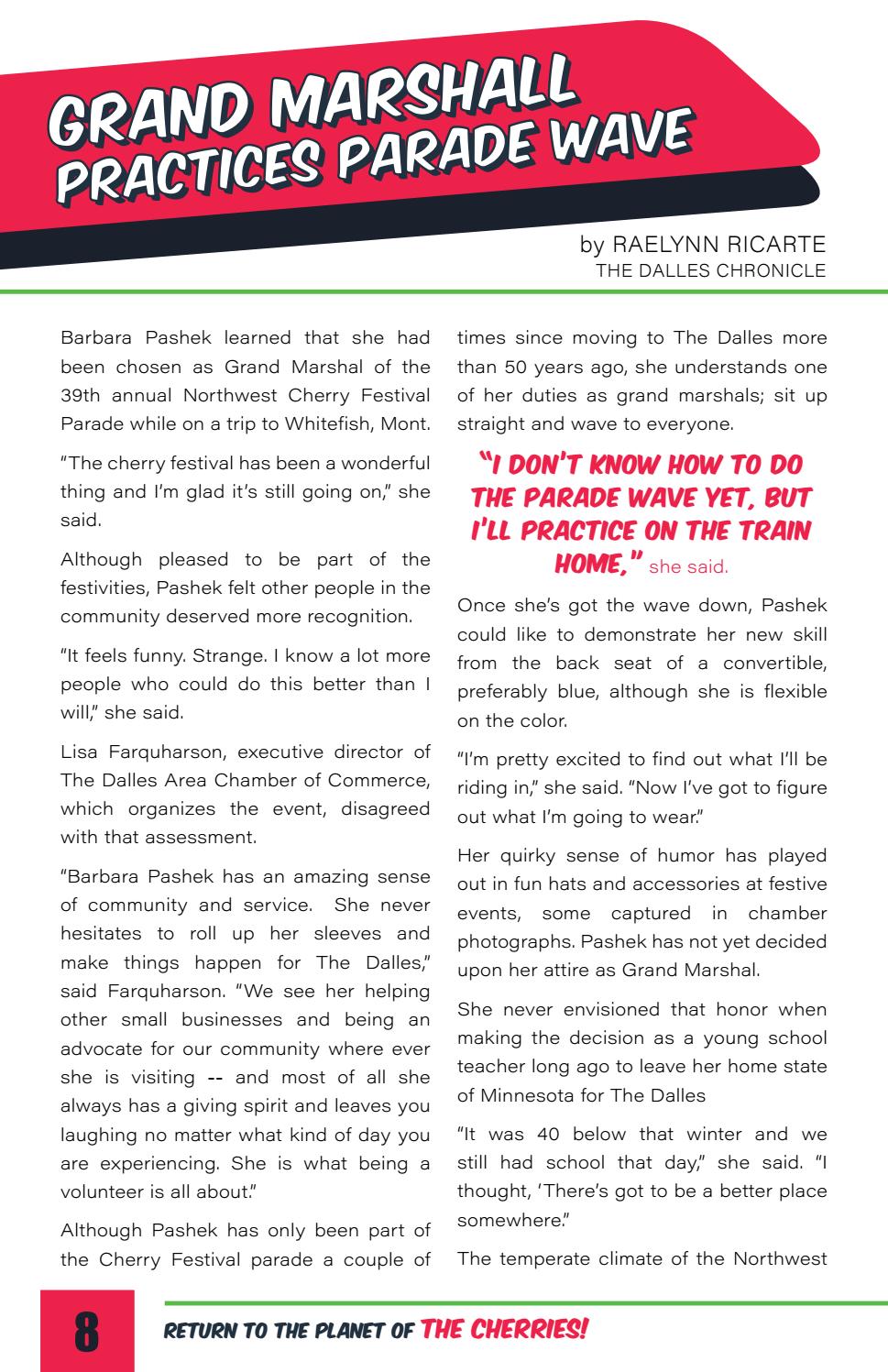 Cherry Festival The Dalles 2018 by Platinum Marketing Issuu