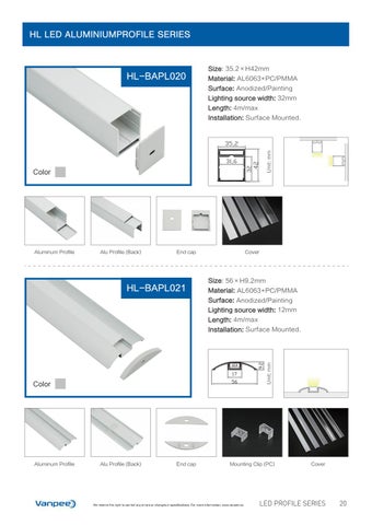 LED 型材灯 灯饰系列 2019 第 23 页