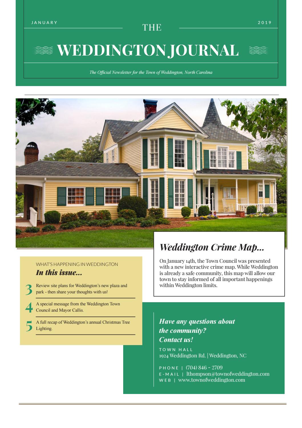 Weddington Journal Q1 2019 by Haven Creative - Issuu