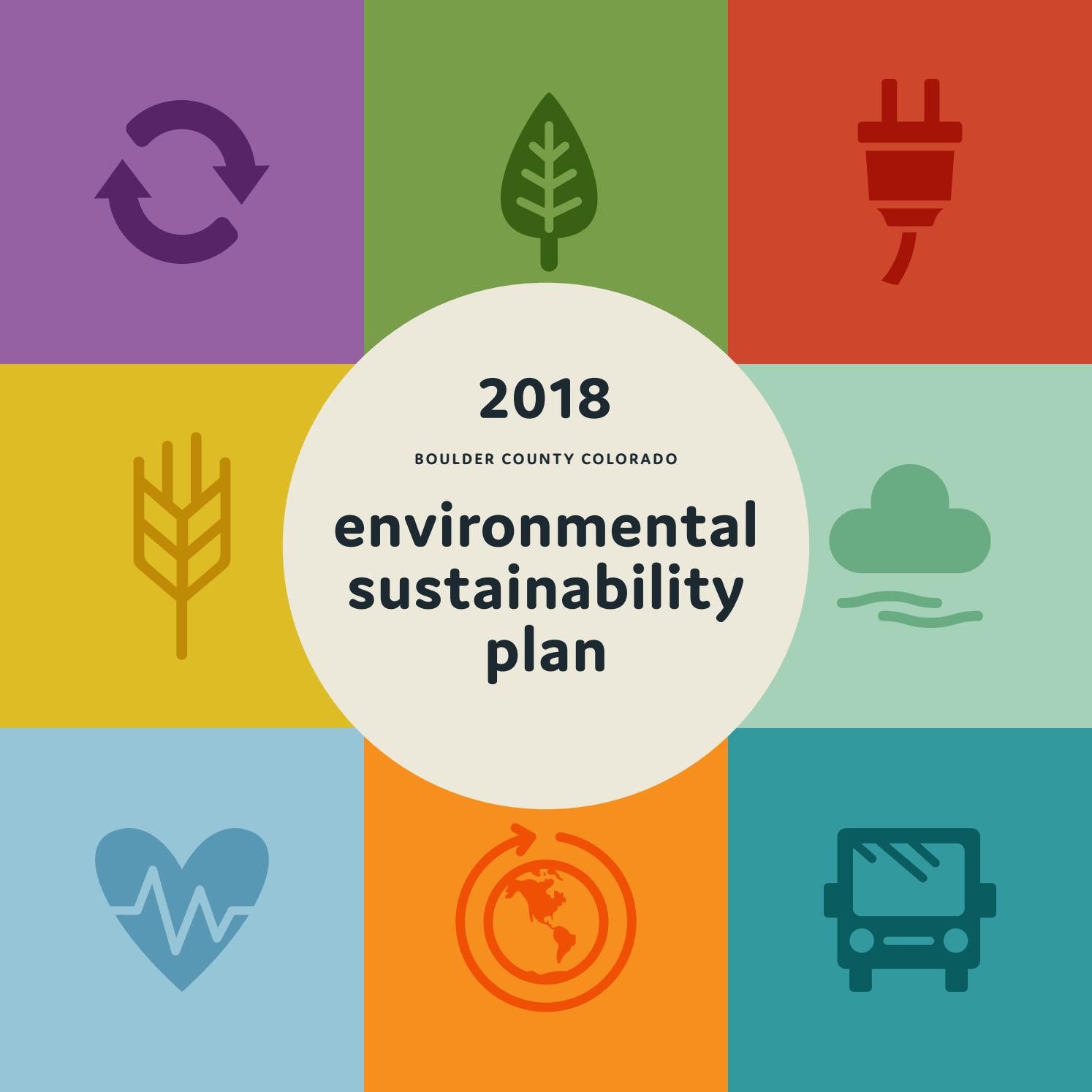 Boulder County Environmental Sustainability Plan By Bouldercountygov