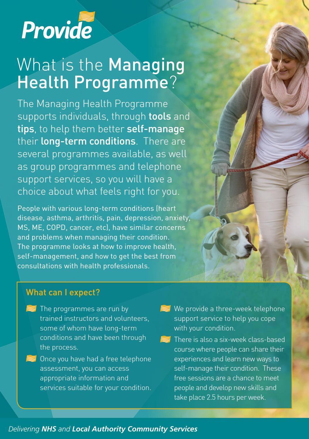 Managing Health Programme by Provide CIC - Issuu