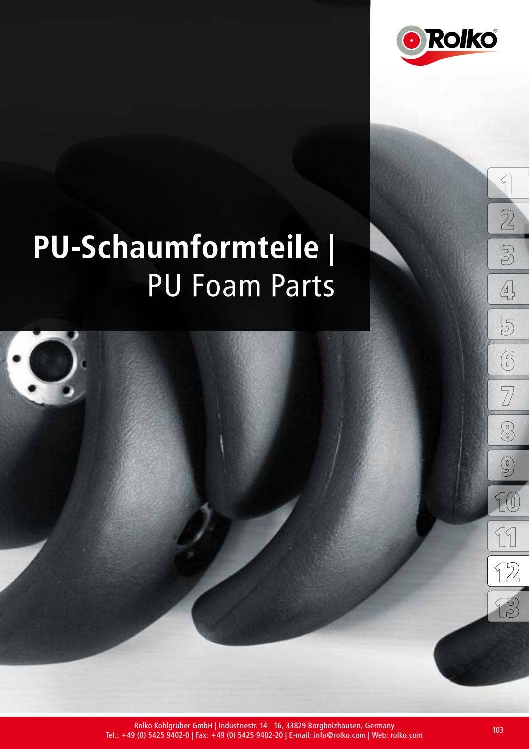 IndustrieKatalog PUSchaumFormteile / Industry Catalogue PU Foam