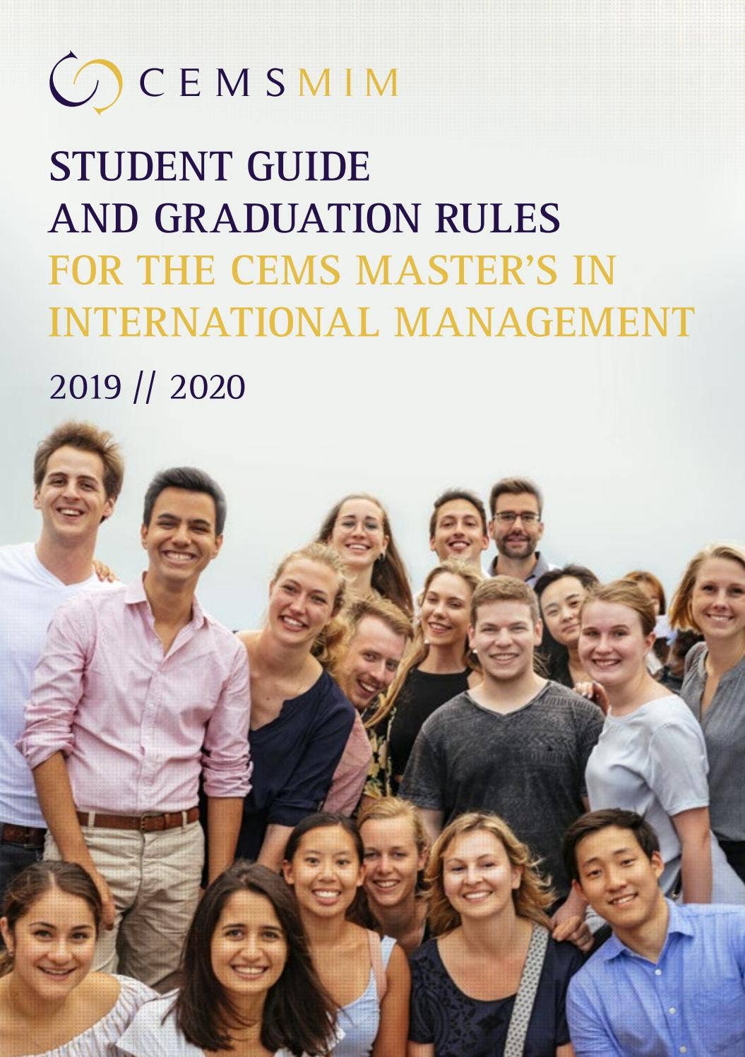 Student Guide 2019-20 For CEMS MIM by CEMS - Issuu