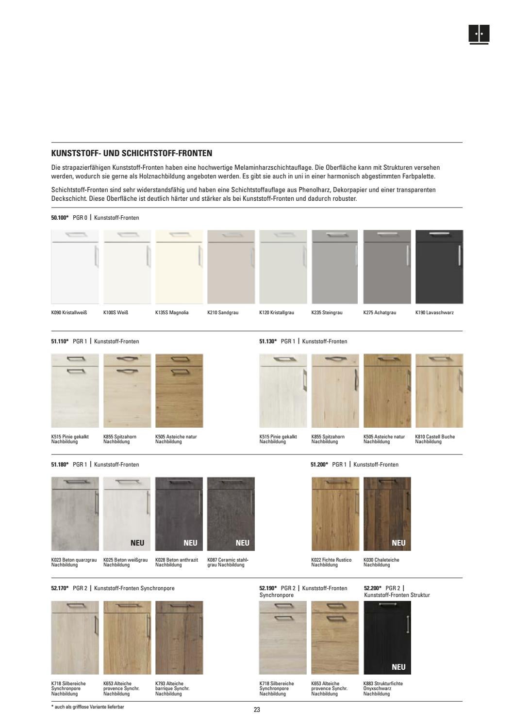 Contur Küchen Programm-Übersicht by Europa Möbel-Verbund GmbH - Issuu