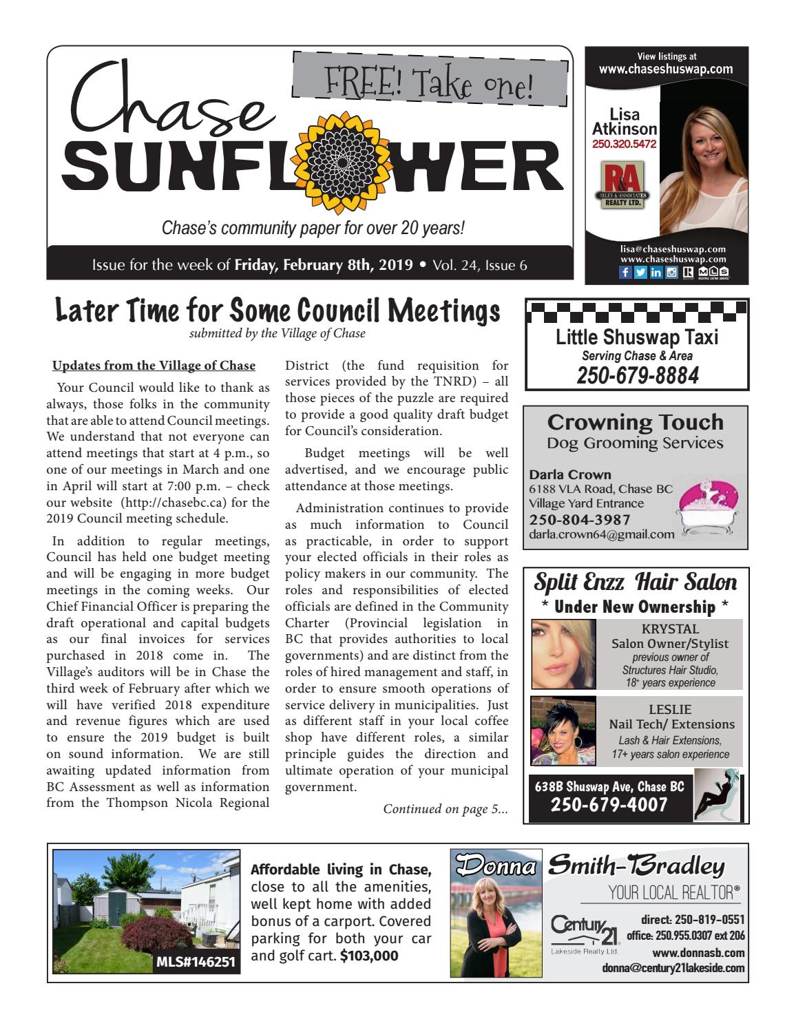 Chase Sunflower February 8 2019 By Chase Sunflower Issuu
