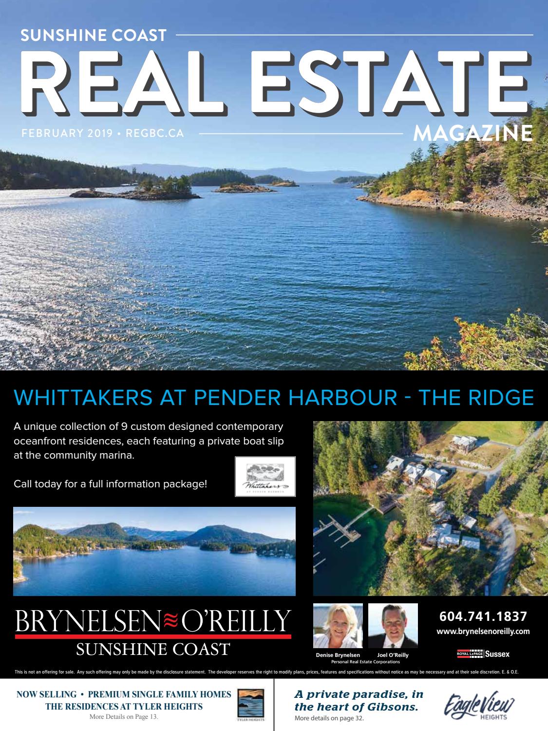 Sunshine Coast Real Estate Magazine February 2019 by British Columbia