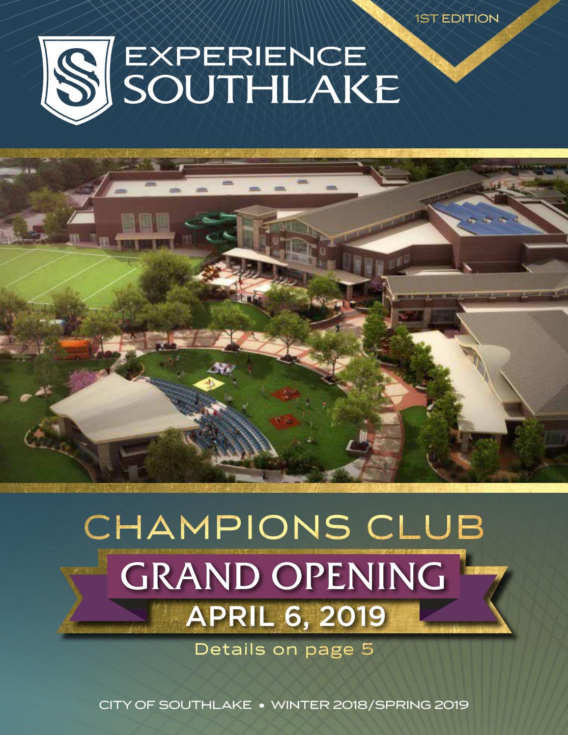 Experience Southlake Magazine Winter/Spring 201819 by City of