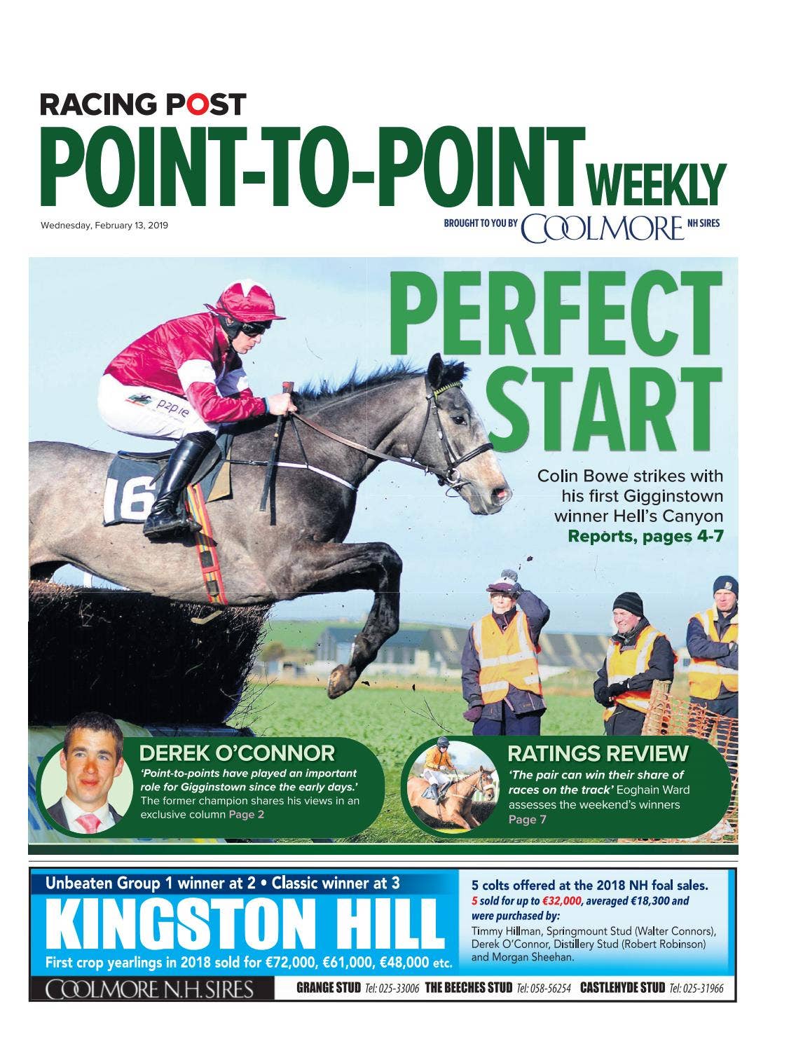 Ireland Point To Point Races Irish Point to Point Supplement 13th February 2019 by RACING POST ...