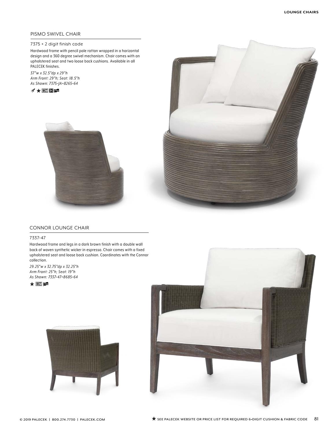 double lounge chair on Palecek 2019 Furniture Accessories Catalog By Palecekdesign Issuu