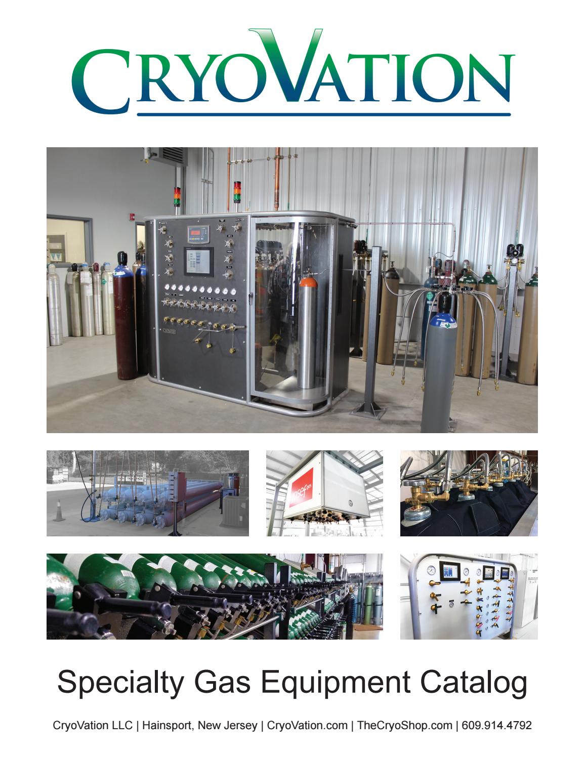 Cryovation 2018 Specialty Gas Equipment Catalog by CryoVation Issuu