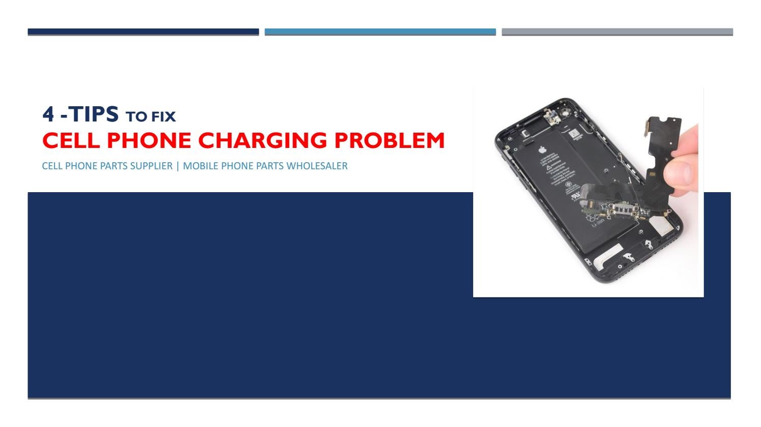 4 Tips to fix Cell Phone Charging Problem by MobileSentrix Cell