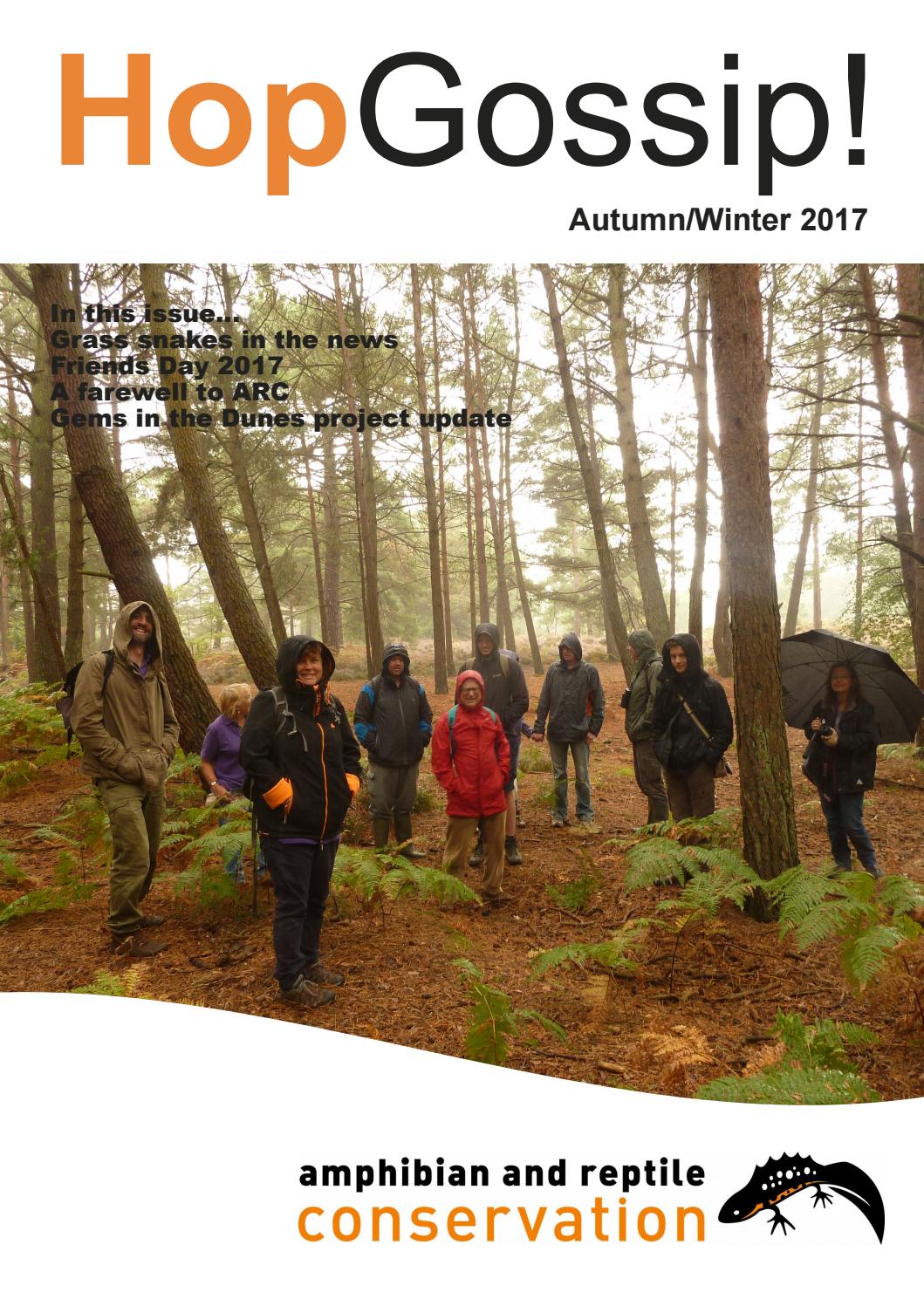 HopGossip! Autumn/Winter 2017 by Amphibian and Reptile Conservation - Issuu