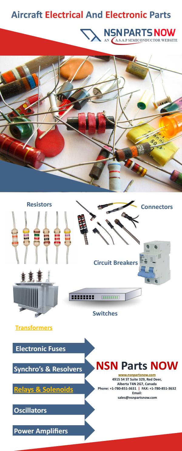 Aircraft Electrical And Electronic Parts NSN Parts Now by NSN Parts