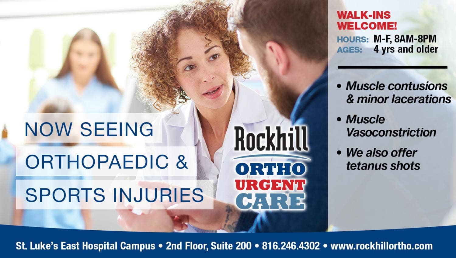 Rockhill Ortho Urgent Care - Now seeing ortho and sports injuries, mid