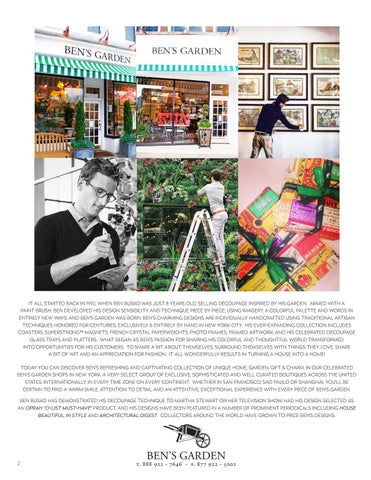 BEN'S 庭院 家具型录 STYLEGUIDE 2019 第 2 页