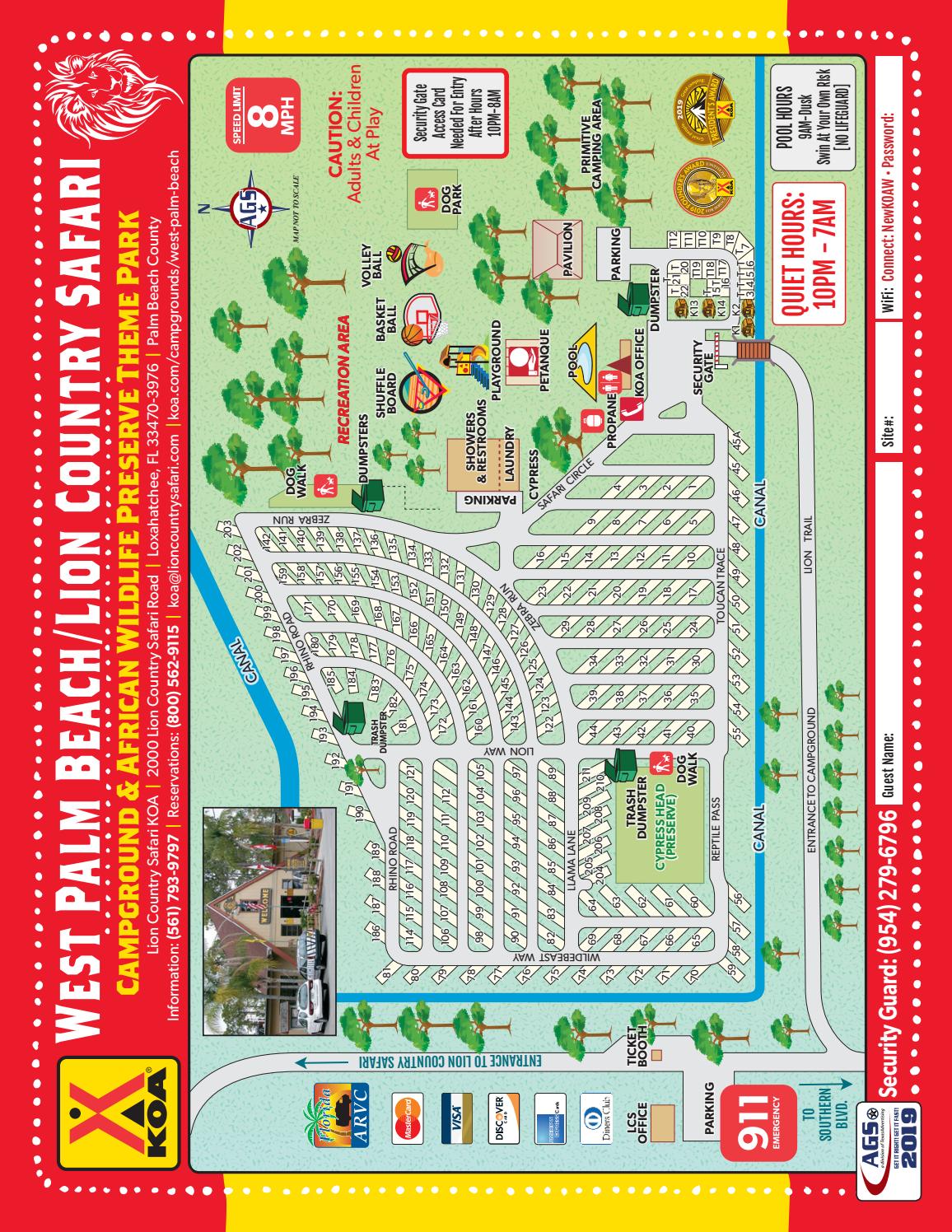 West Palm Beach Lion Country Safari Koa By Ags Texas Advertising West Palm Beach Lion Country Safari Koa