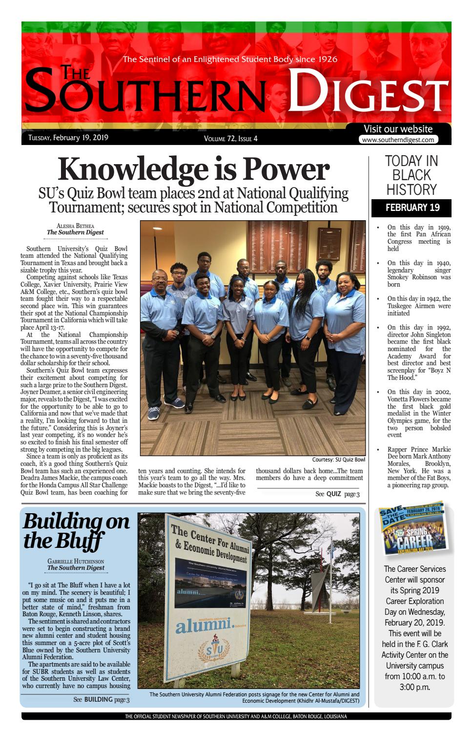 VOLUME 72 - ISSUE 4 by Southern Digest - Issuu