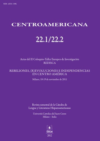 Centromericana 22/2012 by EDUCatt - Issuu