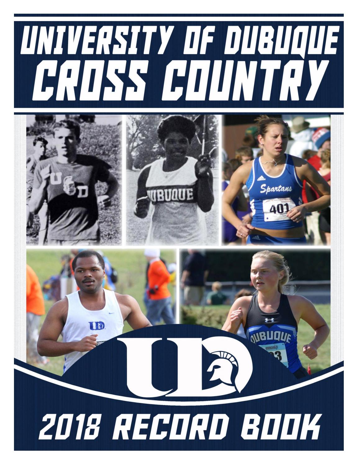 2018 University of Dubuque Cross Country Record Book by UDubuqueSports