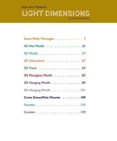 thedecorgroup Barcana - 灯饰 Dimensions 目录 第 3 页