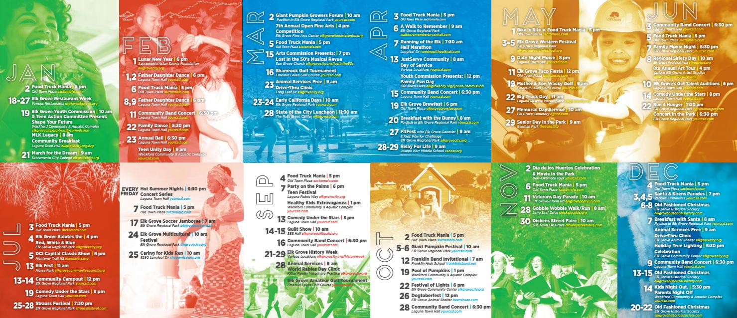 2019 City Of Elk Grove And Cosumnes Services District CSD Calendar By 2019 City Of Elk Grove And Cosumnes Services District CSD Calendar By