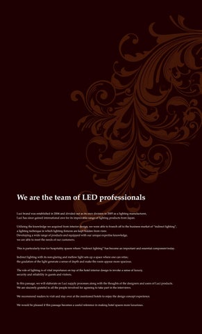 Luci Pte. Ltd. official 灯饰目录 · Hoteluci special 版 第 2 页