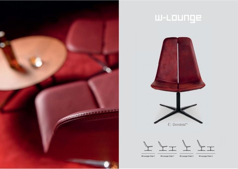 Done SARL 家具目录 · W-Lounge 椅 3 第 10 页