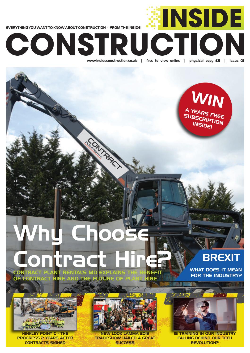 Inside Construction Magazine Issue 01 by McMoran Ltd Issuu