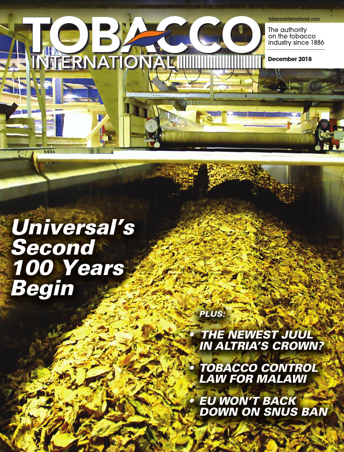 Tobacco International December 2018 Tobacco Products International