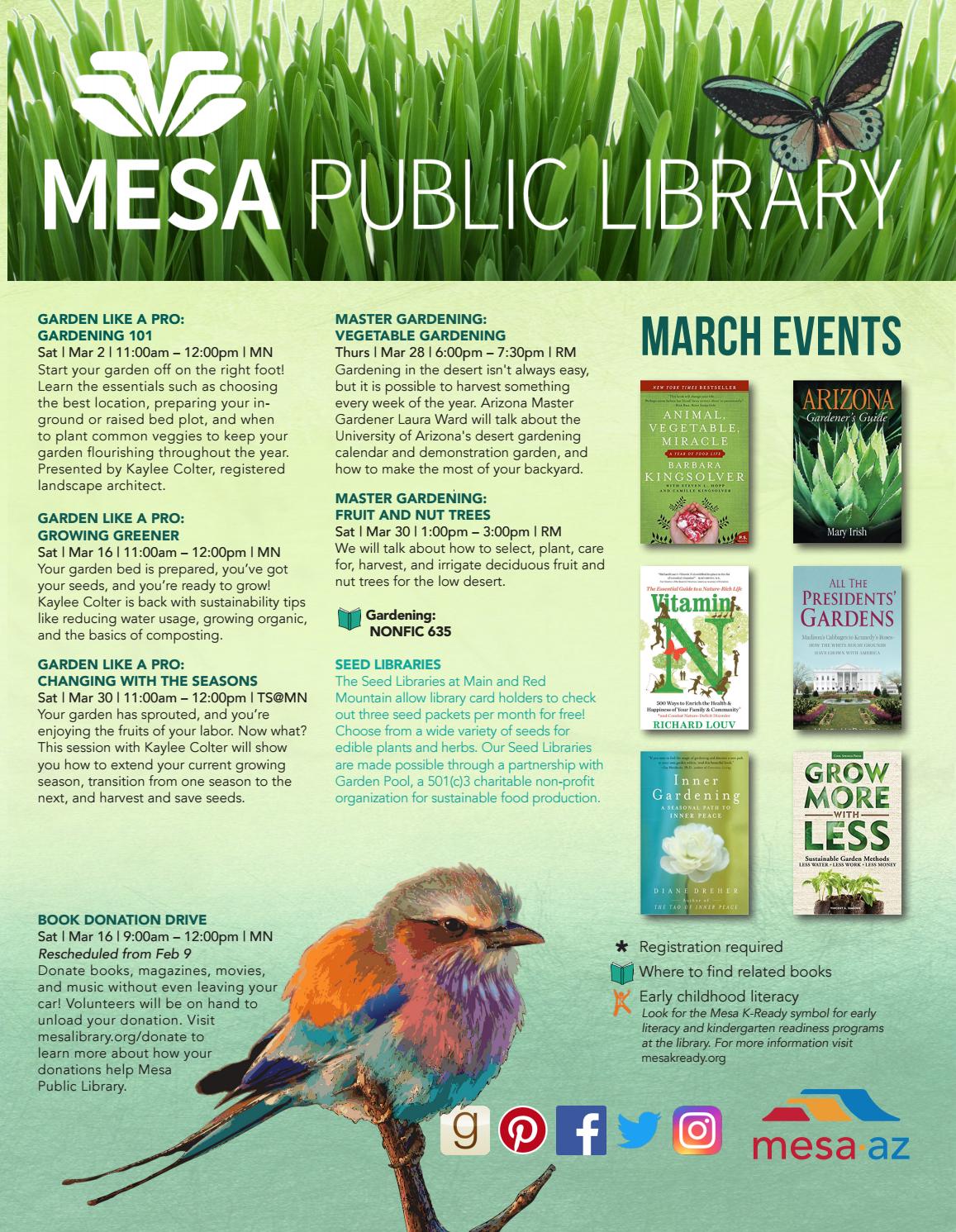 Mesa Public Library March 2019 Newsletter By City Of Mesa AZ Issuu mesa-public-library-march-2019-newsletter-by-city-of-mesa-az-issuu