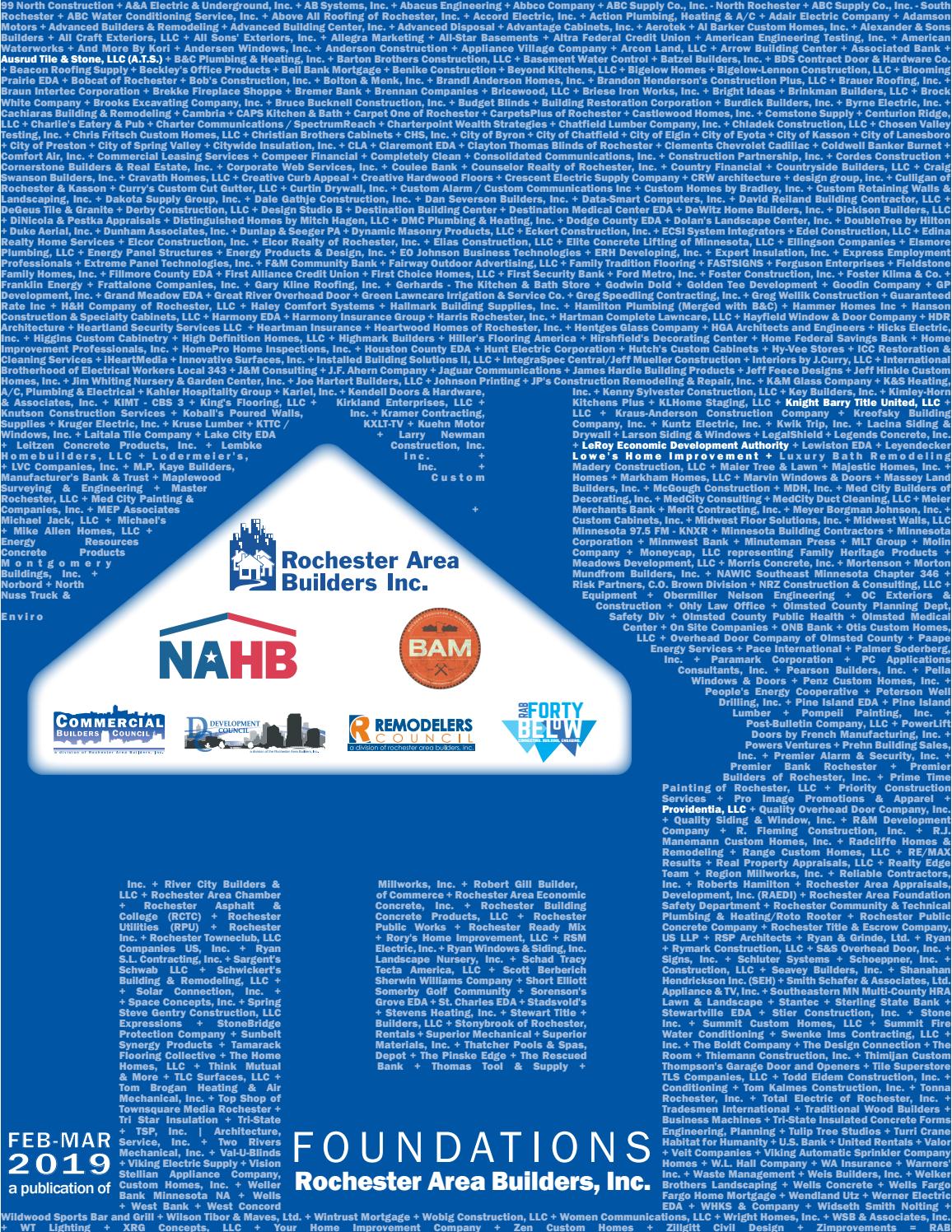 Foundations FEB - MAR by Rochester Area Builders, Inc. - Issuu