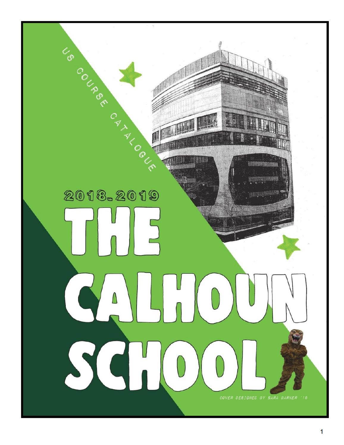 Upper School Course Catalog for 201819 by The Calhoun School Issuu