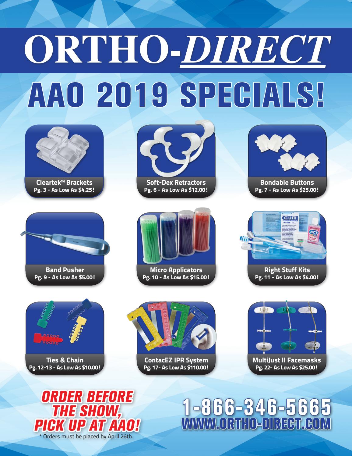 OrthoDirect 2019 AAO Specials! by DynaFlex Issuu