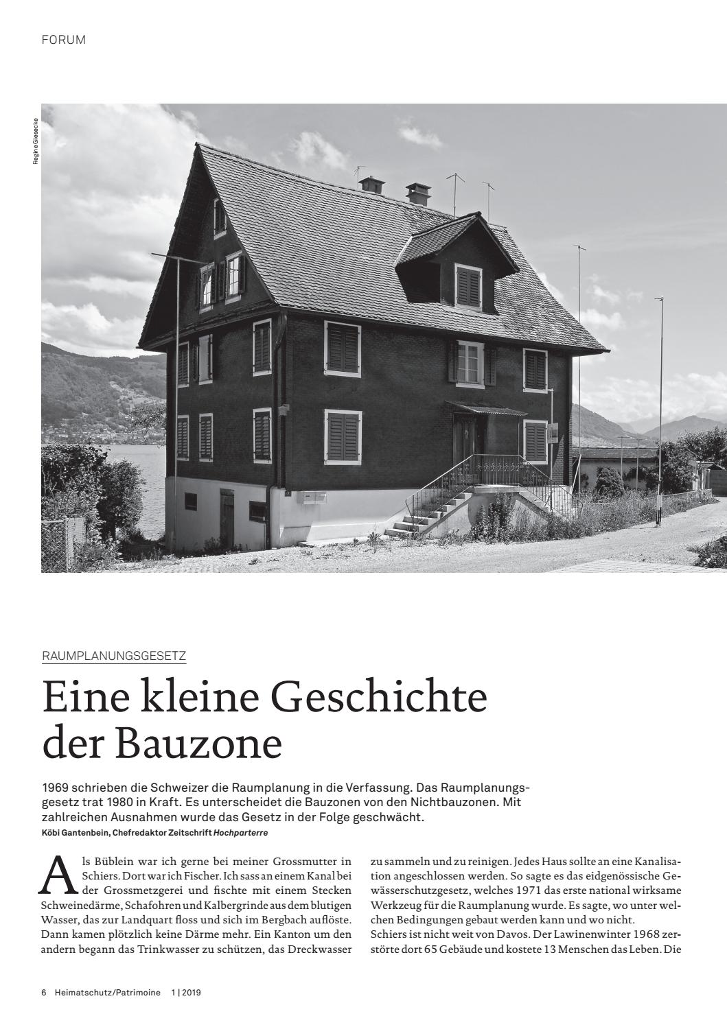 Heimatschutz/Patrimoine 12019 by Schweizer Heimatschutz Issuu