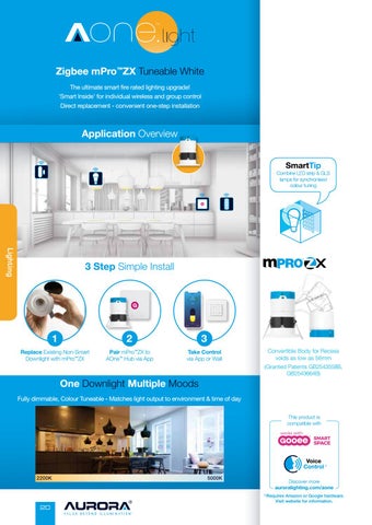 Aurora Lighting 灯饰目录 · Trade 版 Two - 智能 Connected Solutions - South Africa 第 22 页