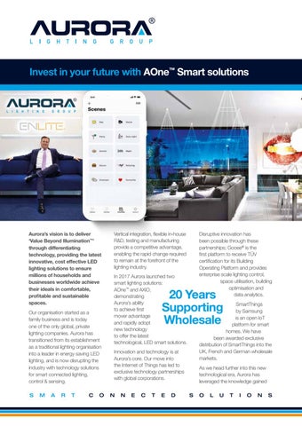Aurora Lighting 灯饰目录 · Trade 版 Two - 智能 Connected Solutions - South Africa 第 2 页