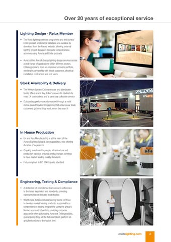 Aurora Lighting 灯饰目录 · Trade 版 Two - 智能 Connected Solutions - South Africa 第 5 页