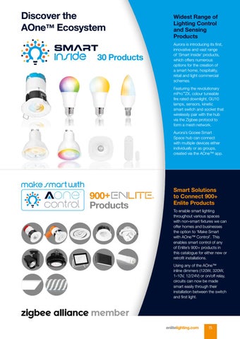 Aurora Lighting 灯饰目录 · Trade 版 Two - 智能 Connected Solutions - South Africa 第 7 页