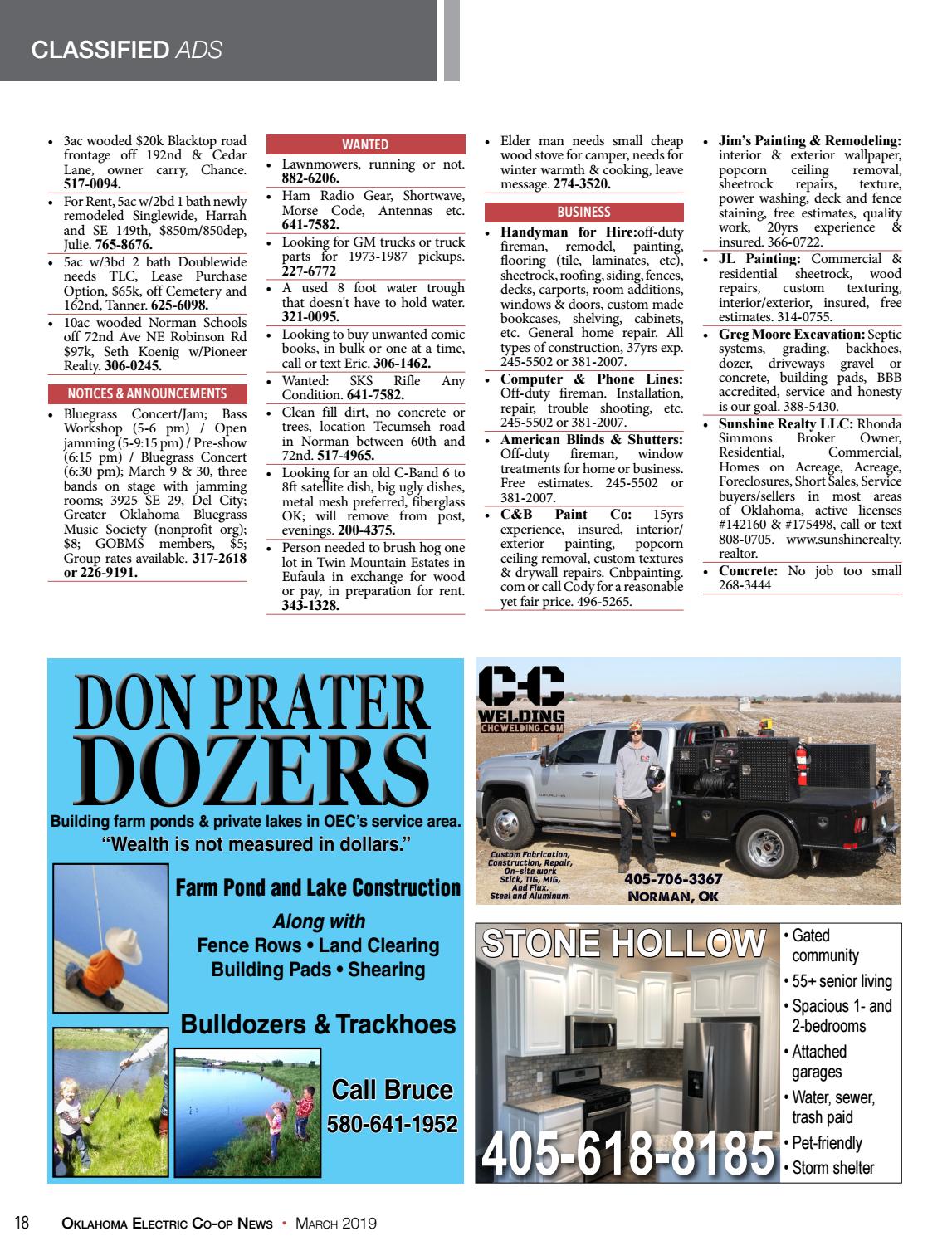Oklahoma Electric Coop News March 2019 by Oklahoma Electric