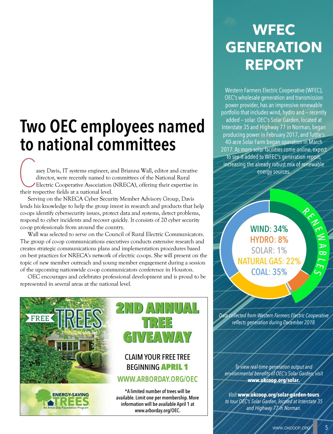 Oklahoma Electric Coop News March 2019 by Oklahoma Electric