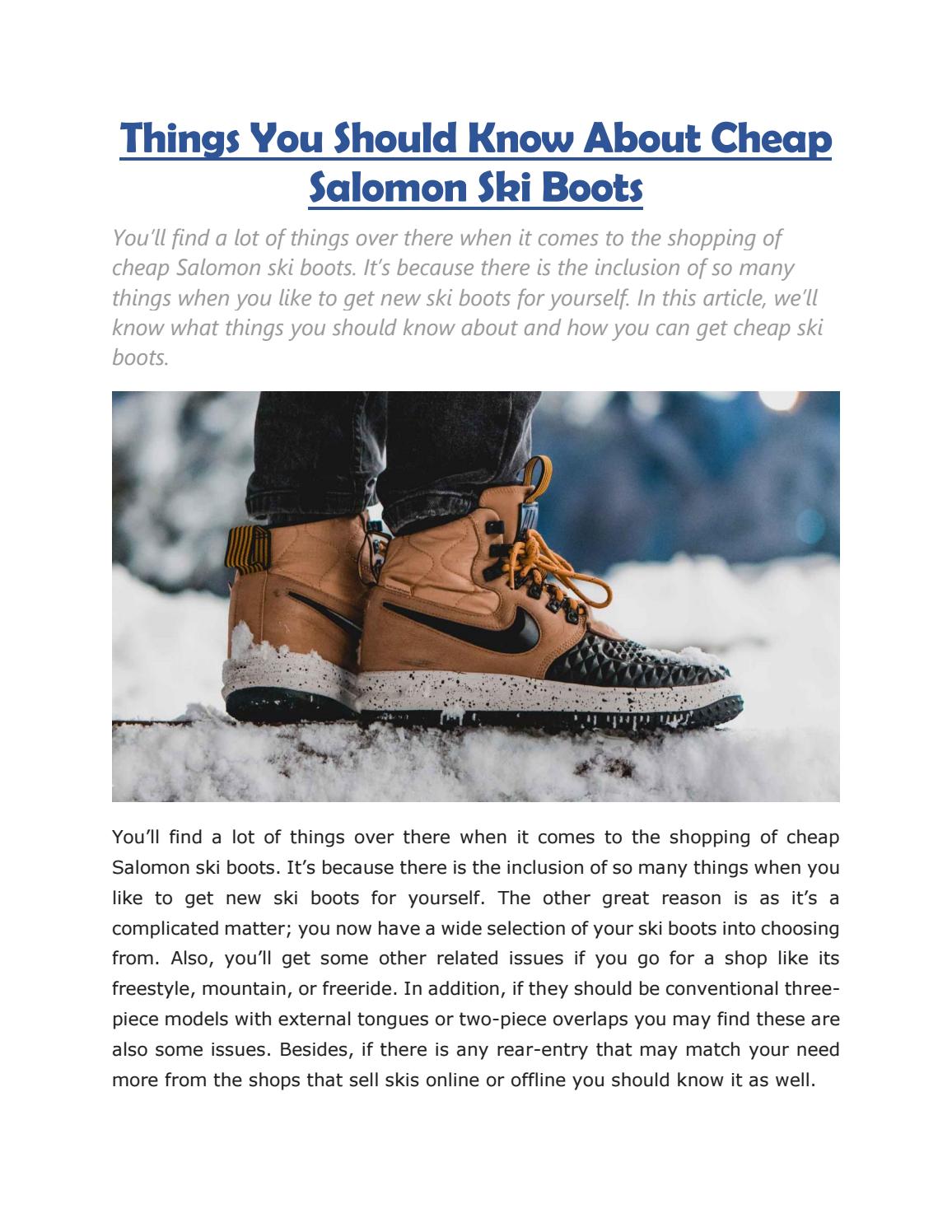 salomon cheap