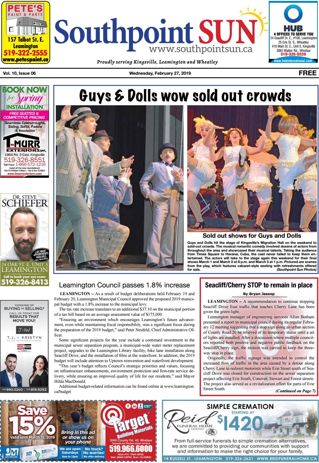 kijiji windsor ontario on Southpoint Sun Feb 27 2019 By Southpoint Sun Issuu