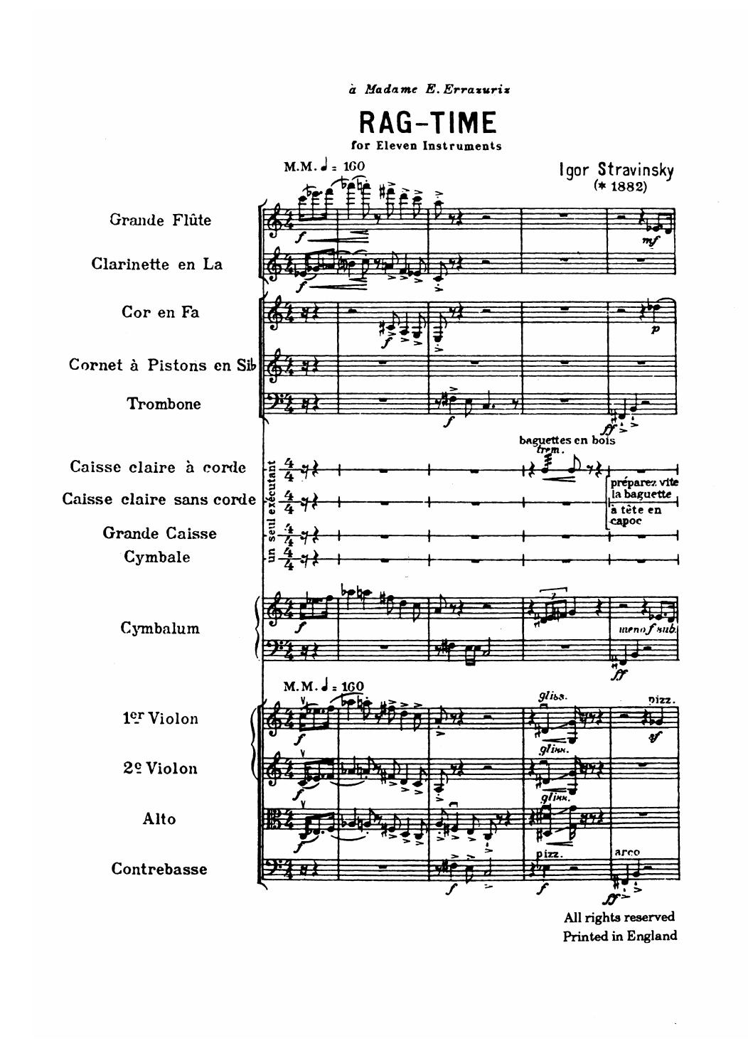 Stravinsky Ragtime Stravinsky RAG-TIME by ScoresOnDemand - Issuu