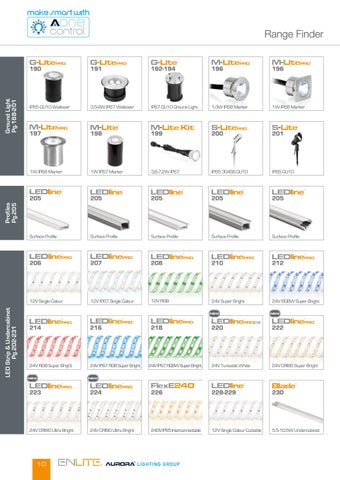 Aurora Lighting 灯饰目录 · 版 Two - 智能 Connected Solutions - South Africa 第 12 页