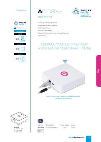 Aurora Lighting 灯饰目录 · 版 Two - 智能 Connected Solutions - South Africa 第 21 页