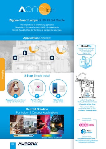 Aurora Lighting 灯饰目录 · 版 Two - 智能 Connected Solutions - South Africa 第 24 页