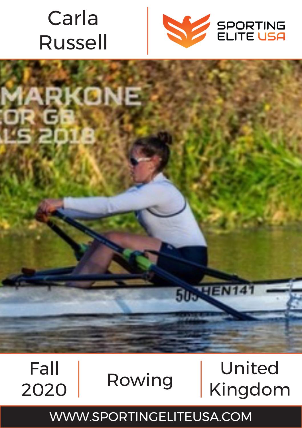 Carla Russell Sporting CV By Sporting Elite USA Issuu