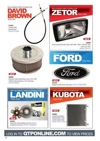 Quality Tractor Parts 灯饰目录 · QTP March Product News 2019 第 4 页
