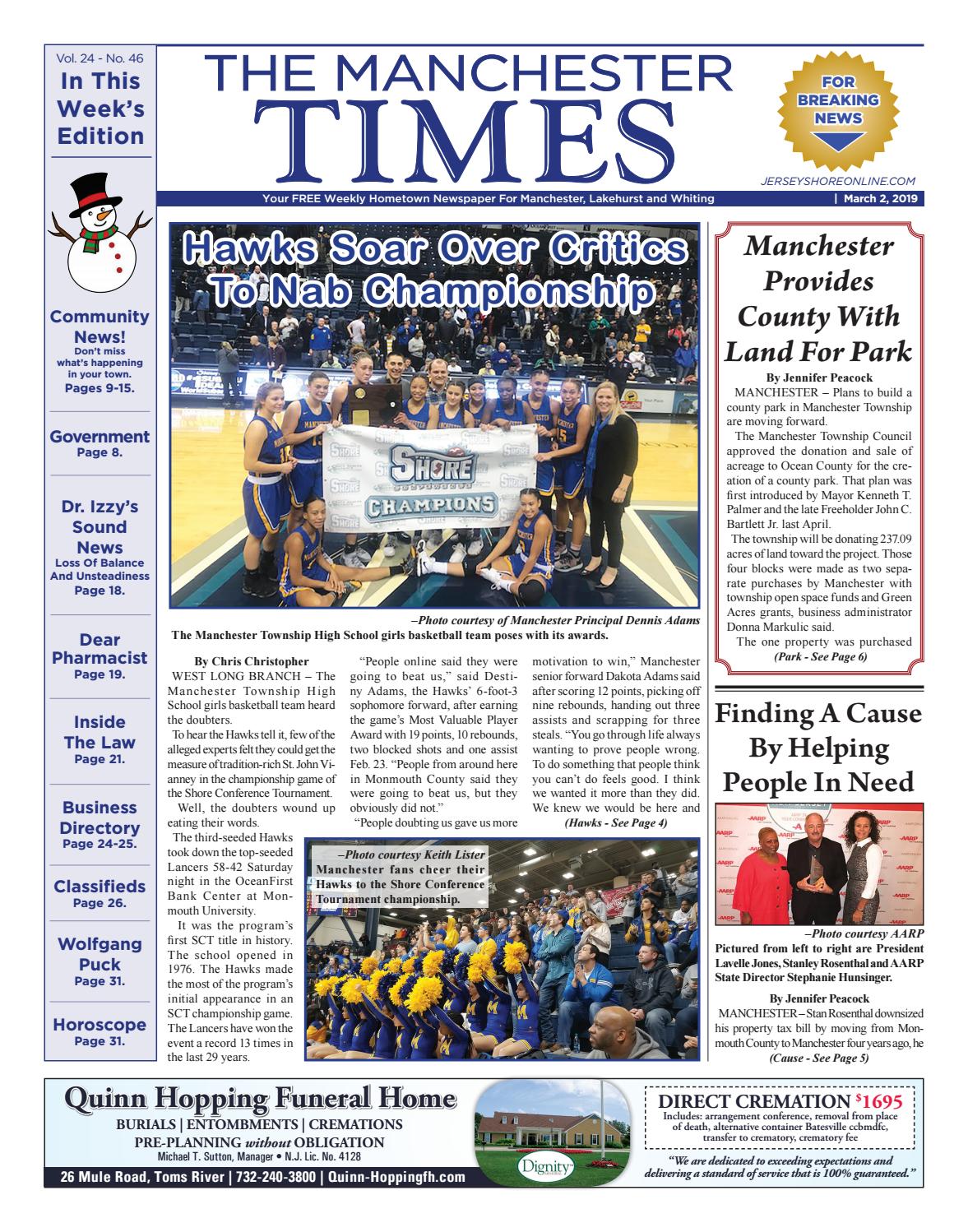 2019-03-02 - The Manchester Times by Jersey Shore Online - Issuu